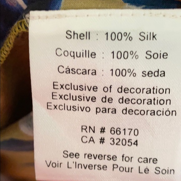 Anthropology Silk Blouse - Picture 4 of 4